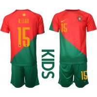 Portugal Rafael Leao #15 Domaci Dres za djecu SP 2022 Kratak Rukav (+ Kratke hlače)